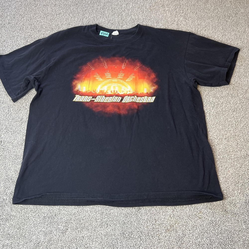 Trans-Siberian Orchestra Shirt Mens XL Black Winter Tour 2008‎ Band Concert Tee